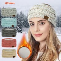 【YF】 Wide Knitting Woolen Headband Winter Warm Ear Women Thicken Turban Hair Accessories Girl Band Headwraps Warmer 2022