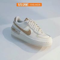 Air Force 1 Shadow Milk Tea CI0919-116 รองเท้าผ้าใบลําลอง สไตล์ญี่ปุ่น