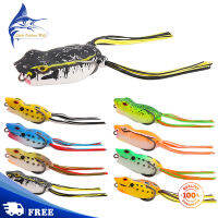 Litake เหยื่อกบจำลองกลางแจ้งตกปลาลอยน้ำเหยื่อ Crankbait เหยื่อแบบนิ่มเทียมสำหรับปลากะพง Walleye Pike Muskfish Carp Roach Trout