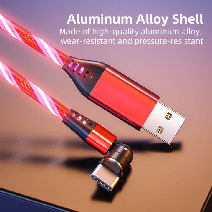 สายชาร์จแบบแม่เหล็ก3-1-usb-c-หมุนได้เครื่องชาร์จไฟ540-aliexpress