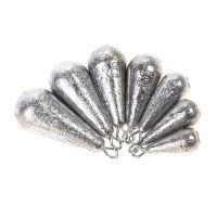 [HUYE Outdoor Store] 1Pc ทังสเตน Sinkers 10G 60G ตกปลาน้ำหนัก Sinkers สำหรับเบสตกปลา Hook Connector Line Sinkers อุปกรณ์เสริม