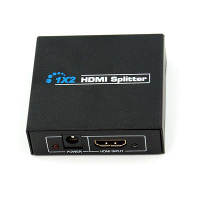 HDMI SPLITTER 1080P 3D VER 1.4 ตัวแยก HDMI 1 IN 2 OUT (เช้า 1 ออก 2 )  เครื่องขยายสัญญาณภาพและเสียง ทำงานร่วมกับ PS3/XBOX360 /DVD Blu - Ray - INTL ให้ภาพและเสียงคมชัดเหมือนของต้นฉบับ