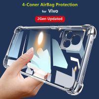 Corner Shocproof Case for Vivo V21e 4G V20 X80 X70 X60 X50 Pro S15E S10 Y72 5G Y73S IQOO Neo5 TPU Clear Ultra Transparent Cover