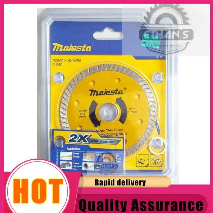 Majesta Diamond cutting disc for tiles granite marble ceramic 4 inches