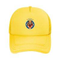 Villarreal Mens Mesh Back Structured Low Crown Snapback Adjustable Fit Cap