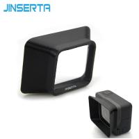 【No-profit】 PluscaseStore JINSERTA Go Pro 6 3D หมวกฮู้ดพิมพ์ลาย Sun Hood สำหรับ Hero 6 Hero 5อุปกรณ์เสริมกล้องแอคชั่นแคมเมราสีดำ