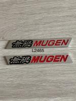 โลโก้ MUGEN ติดสปอยเลอร์ สีดำแดง 1 คู่