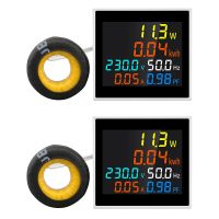 AC 50-450V 50/60Hz 6IN1 Square Voltmeter Ammeter Ampere Current Hertz Frequency Energy Meter