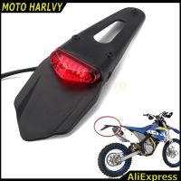 One Piece Motorcycle LED Tail Light amp; Rear Fender Stop Enduro taillight MX Trail Supermoto FOR CR EXC WRF 250 400 426 450