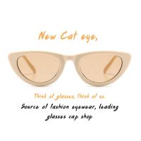 New Cat eye แว่นตาแฟชั่นแว่นตากันแดดสไตล์มินิมอล ทรงแคทอาย [งานสวยตรงปกไม่จกตาแน่นอนค่ะ]