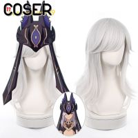 【COSER 77】Dokidoki เกม Genshin Impact คอสเพลย์ Cyno วิกผมฮาโลวีน Cyno คอสเพลย์วิกผม