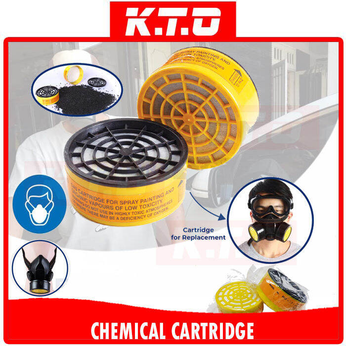 [RC201, RC202, RC203] REPLACEMENT CHEMICAL RESPIRATOR CARTRIDGE / MASK ...