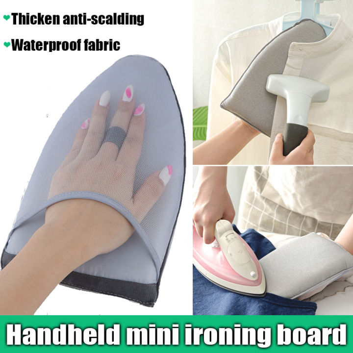 T-shirts Sleeve Ironing Board Holder Anti Steam Gloves Portabe Hand-Held  Mini Ironing Pad Heat