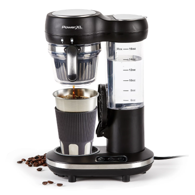 เครื่องชงกาแฟ Grind And Go Plus เครื่องชงกาแฟอัตโนมัติแบบเสิร์ฟเดี่ยวพร้อม16-Oz Cafetera