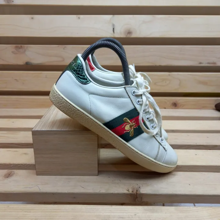 gucci ace embroidered