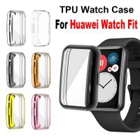 【คุณภาพสูง】Tpu เคสซิลิโคนป้องกันสําหรับ Huawei Watch Fit