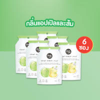 ซันซุ ขนมเยลลี่ รสแอปเปิล &amp; ส้ม 6 ซอง หอมอร่อย เจลลี่บุก 0 แคล (1 ซอง มี 6 ชิ้น ทั้งหมด 36 ชิ้น)