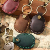 Locator Genuine Leather Case Access Control Card Locator Case Cowhide Keychain Card Cover