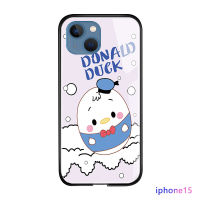 GGK เคสเคสสำหรับ Apple สำหรับผู้หญิงลายการ์ตูนมิกกี้มินี่โดนัลด์หมีพู iPhone 15 Plus 15 Pro Max 15 Pro น่ารักสำหรับผู้หญิง