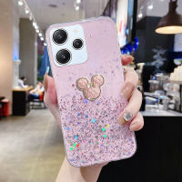 KOSLAM 3D การ์ตูนมิกกี้เคสโทรศัพท์โปร่งใสสำหรับ Xiaomi Redmi 12 4G 5G 12C A1 A2 Note 12 4G 5G 12 Pro 12 Pro + Note 11S 11 Pro 11 Pro 11 + 5G Note 10 10S 10 Pro 9 Pro 10C Redmi 10A 10 9A 9C 9ปลอกโทรศัพท์มือถือ TPU นิ่มสไตล์ใหม่มีในสต็อก