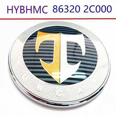 Hood ด้านหลัง T โลโก้สัญลักษณ์ด้านหน้าด้านหลัง Boot ป้าย Hood Trunk โลโก้รถสัญลักษณ์สำหรับ Hyundai Tiburon Coupe 2002-2008 863202C000
