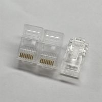 100PCS/Lot Clear Crystal Head RJ45 8P8C Jack/Plug Connector For Network Modular Cables