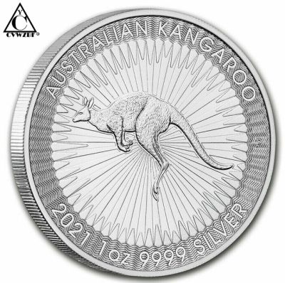 Non Magnetic 2021 2016 Australia Kangaroo 1OZ 999 Fine Silver Plated Coin Elizabeth II Commemorative Coins Collectible Gifts