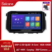 Seicane 9 inch IPS หน้าจอสัมผัส Android 10.0 วิทยุรถยนต์ GPS โฮสต์ 2018 2019 2020 2021 2022 Nissan Terra Xterra 2Din เล่นมัลติมีเดียสนับสนุน SWC แบ่งหน้าจอ Netflix Playstore วัด YouTube