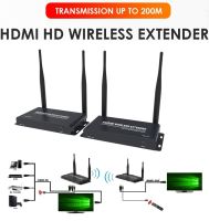 200M Wireless HDMI compatible Extender 2.4G 5G HD 1080P Transmitter Receiver TCP/IP Extend Audio Video Transfer Can 1Tx To 4RXs