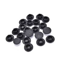 20PCS M5-M24 Black Hex Socket Allen Bolt Screw Nut Hexagon Head Cover Cap Protector Fasteners Screws Covers Caps