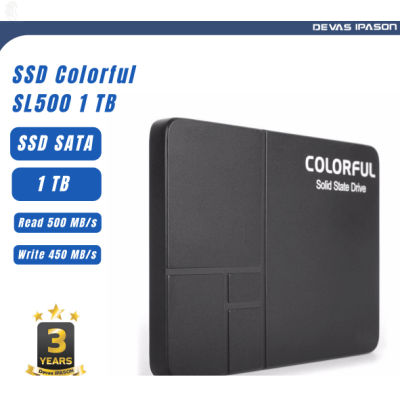 ลด 50% (พร้อมส่ง)COLORFUL SSD SL500 ขนาด 1TB (500/450 MB/s) รับประกัน 3 ปี โดย Devas IPASON(ขายดี)