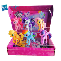 Hasbro My Little แอ็คชั่นตัวละครหลักชุด6-Pack สีม่วงความสุขเมฆสมบัติ Jenny คอลเลกชันเด็กของเล่นของขวัญ