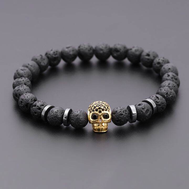 black-eye-skull-hematite-bead-bracelet-men-classic-handmade-8mm-lava-stone-charm-bracelet-for-men-jewelry-gift