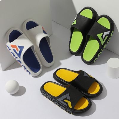 Mens slippers high-end non-slip and deodorant 2022 new style home beach sports sandals