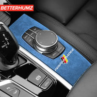 Alcantara สำหรับ BMW X3 G01 X4 G02คอนโซลกลางมัลติมีเดียลูกบิดแผงฝาครอบ M Performance สติกเกอร์รถอุปกรณ์ตกแต่งภายใน