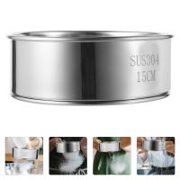 Stainless Steel Mesh Screen Flour Sifter Strainer Sieve Filter Sieving Manual Mesh Covers