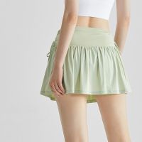 Women Pleated Tennis Skirts With Shorts High Waist Athletic Golf Skorts Skirts Summer Sports Culottes Yoga Soft Breathable Cute Towels