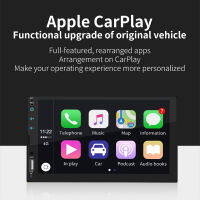 【ในสต็อก】 X2 7นิ้วหน้าจอสัมผัสรถยนต์เครื่องเล่น MP5บลูทูธเข้ากันได้ Carplay Mirror Link ภาพย้อนกลับจอแสดงผลแบบรวมสำหรับรถยนต์