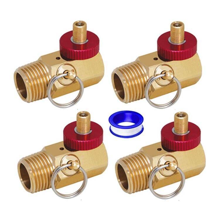 4Pack Air Tank Manifold with Fill Port 1/2Inch NPT Tank X 1/4Inch NPT ...