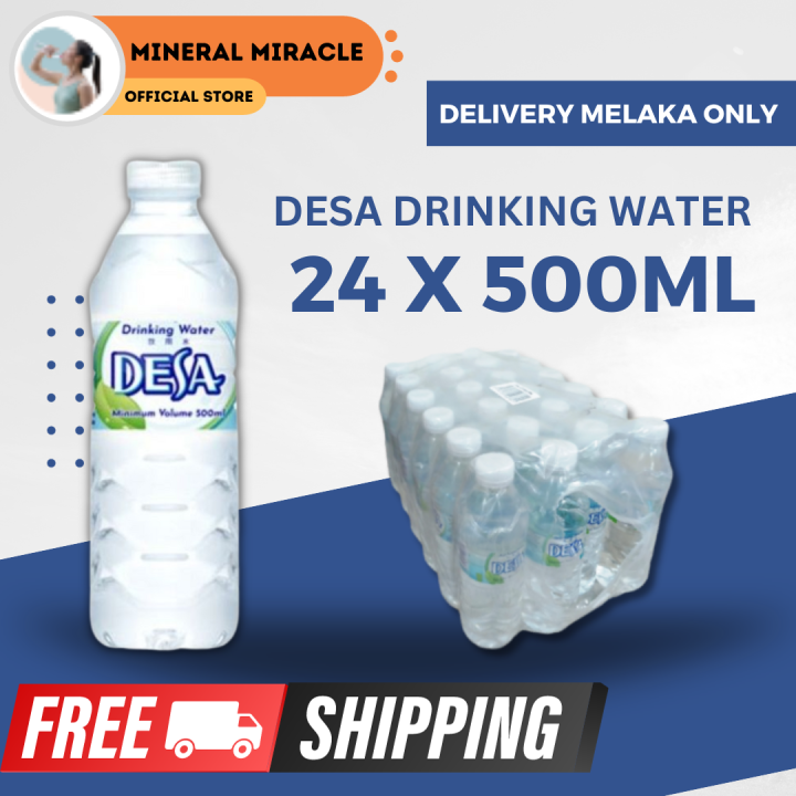 MELAKA ONLY DESA Drinking Water (1 PACKS 500ml x 24 Bottles) | Lazada