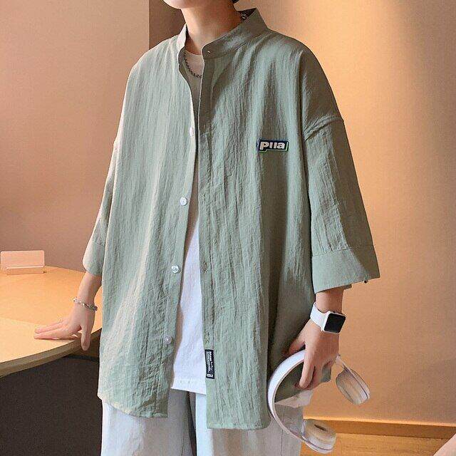 2023-wwwkk-เสื้อมีกระดุม-mode-korea-ฮาราจูกุชายสำหรับผู้ชายเสื้อผ้าแนวสตรีทฮิปฮอปเสื้อทรงหลวมสไตล์วินเทจ2xl-สั่งตัดตามขนาดได้