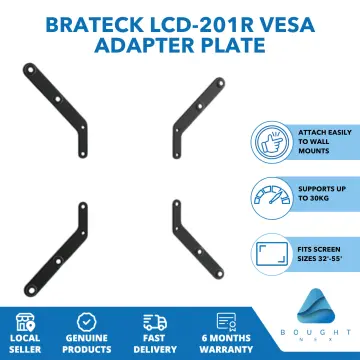 201M VESA Mount Adapter Plate for 200 x 100 mm VESA Patterns | Conversion  Kit for 75 x 75 and 100 x 100 mm