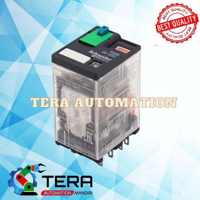 RXM2AB2BD 12A 24VDC 2CO WITH LED MINIATURE PLUG-IN RELAY READY STOK ...