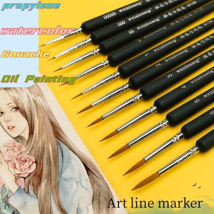 1Pcs Artist Hand-Painting Drawing Brushes Professional Watercolor