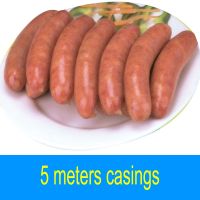 New 5 Meters Casings for SausageWide:40mmSalamiMeat Poultry Tools BBQ Hot Dog Tools Sausage Packaging Tools Inedible Casings