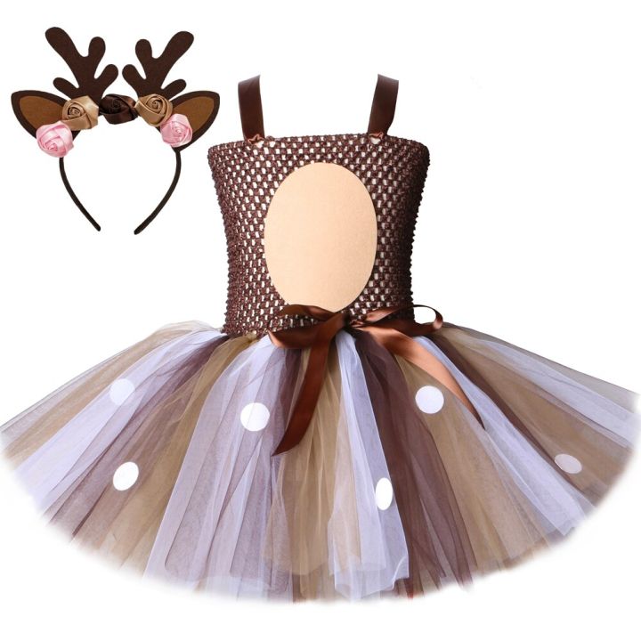 deer-costume-for-girls-halloween-christmas-tutu-dress-reindeer-elk-cosplay-fancy-dress-up-kids-girl-birthday-party-clothes-1-12y