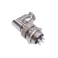 Aviation connector Diam16mm GX16W push-pull Bent connector 2pin3pin4pin5pin6pin7pin8pin9pin10pin 7A125v GX16 Male-Female plug