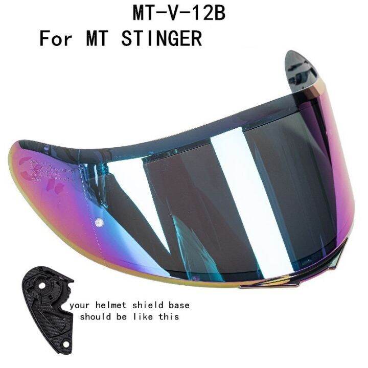 MTV12 Helmet Shield For MT STINGER Helmet And MT THUNDER 3 Helmet MT