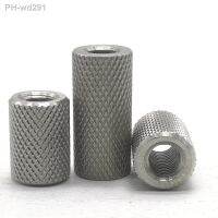 20pcs Knurled round coupling nut M3 M4 M5 stainless steel Long extend knurled hand tighten nut