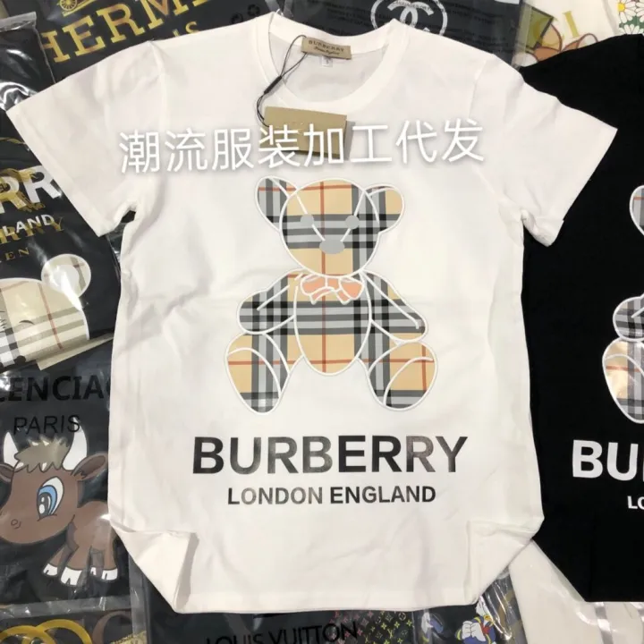 Genuine guarantee] BURBERRY bear cartoon T-shirt women 21 summer new style  | Lazada PH